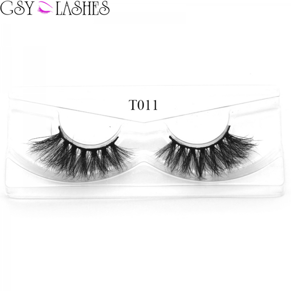 3D Mink Eyelashes Handmade Soft False Lashes Reusable For Makeup 1 Pair Package