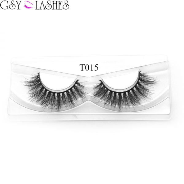 100% Handmade Siberian Mink False Eyelashes, Thick Long, Natural Look Fake Eyelashes With Box