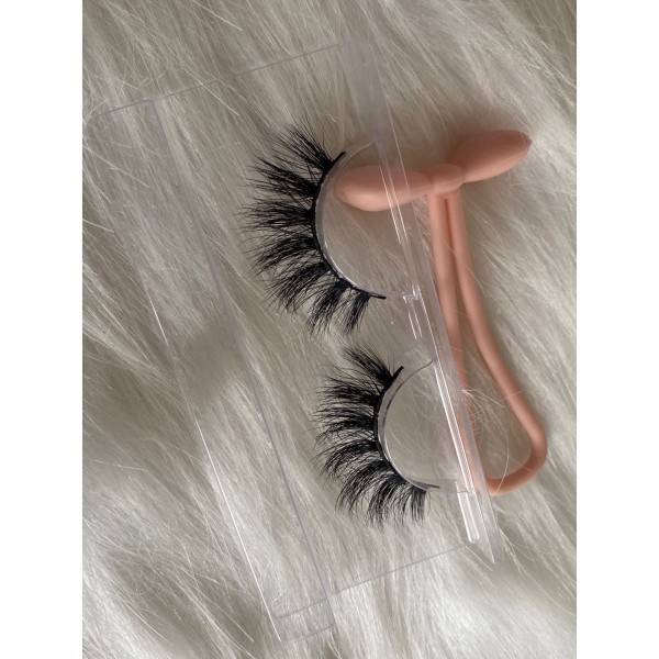 Eyelashes 3D Mink Lashes Hand Made Natural Long 1 Box Mink Eyelashes 1.8cm-2.5cm Reusable 3D False Eyelashes Full Strip Lashes