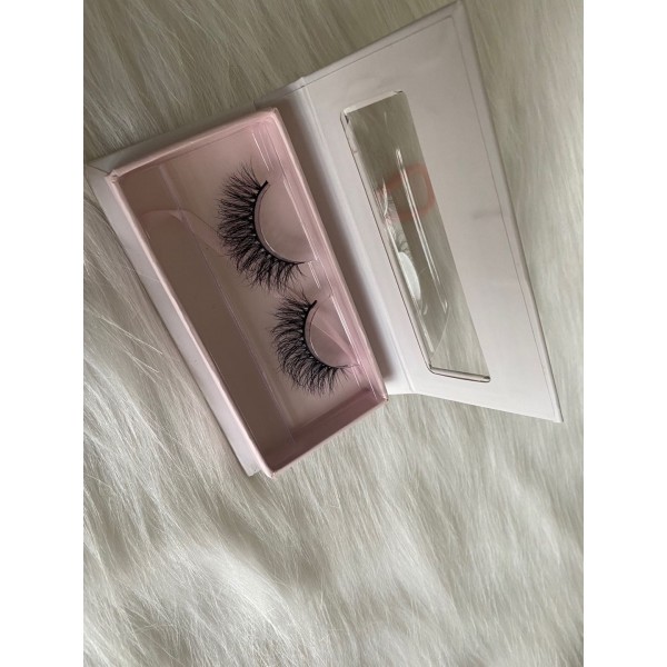 25MM Lashes 3D Mink Lashes Reusable Dramatic 25MM Mink Eyelash Cruelty Free Mink False Eyelash Cotton Band Mink