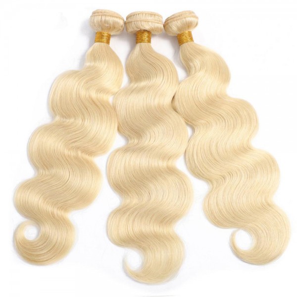 Straight Hair Bundles Wholesale #613 Brazilian Human Hair Bundles 