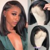  Short Bob Wigs Brazilian Remy Hair Straight 13x4 Lace Front Human Hair Bob Wigs for Women Pre Plucked With Baby Hair