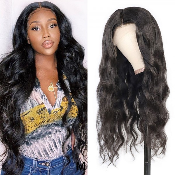Body Wave  Pre Plucked Raw human Hair 150%/180%/250% Density Unprocessed Lace Front Wig