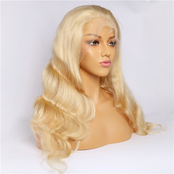 Body Wave Transparent Lace Frontal 613 Wigs 100% Human Hair For Women