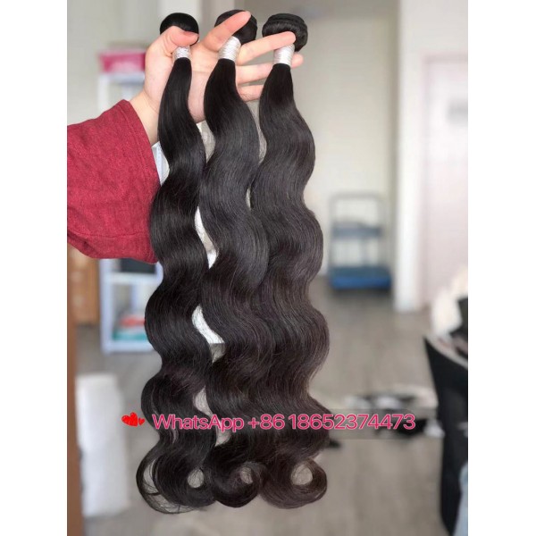 Straight Body Wave Bundles 100% Human Hair Extension Cuticle Aligned Raw Brazilian Human Hair Wholesale