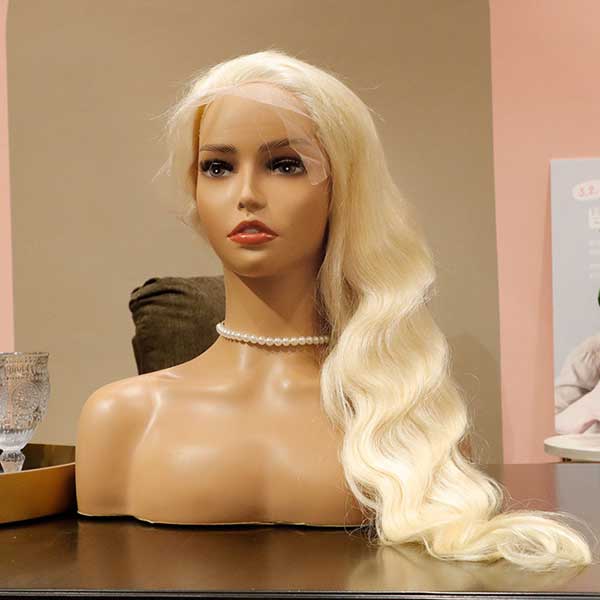 613 blonde 30inch human hair cheap lace front wigs with good quality for sale