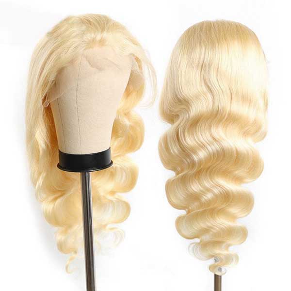 613 blonde 30inch human hair cheap lace front wigs with good quality for sale