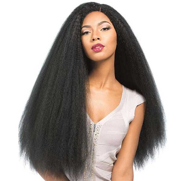 30inch Kinky Straight Unprocessed Brazilian full Lace Human Hair Wigs For Sale