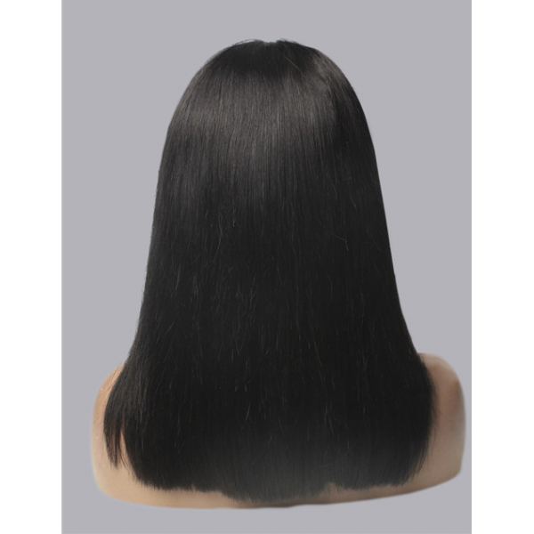 Yaki Straight  Lace Frontal Brazilian Human Virgin Hair