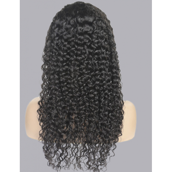 Kinky Jerry Curly Front Lace Front Human Hair Wig Wholesale