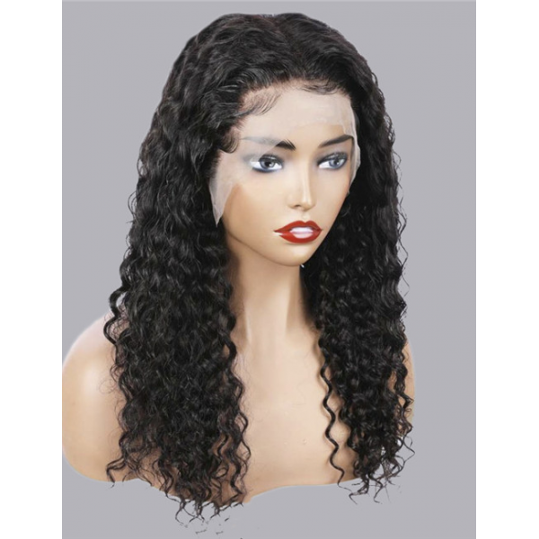 Curly Human Hair Lace Front Wig With Baby Hair Supplier Natural Brazilian Hair