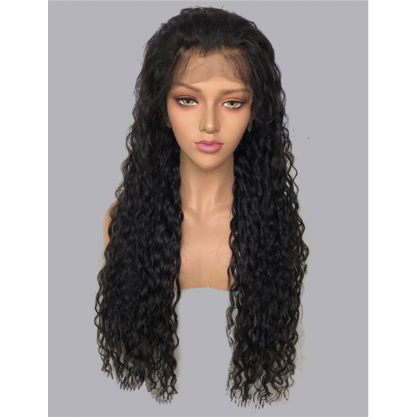 100% Natural Virgin Curly Brazilian Hair Lace Front Wig Cuticle Aligned Hair Wig Human Hair