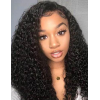 Brazilian Kinky Curly Lace Frontal Wig Pre Plucked With Baby Hair 13X4 Cuticle Aligned Raw Virgin Human Hair Lace Front Wigs