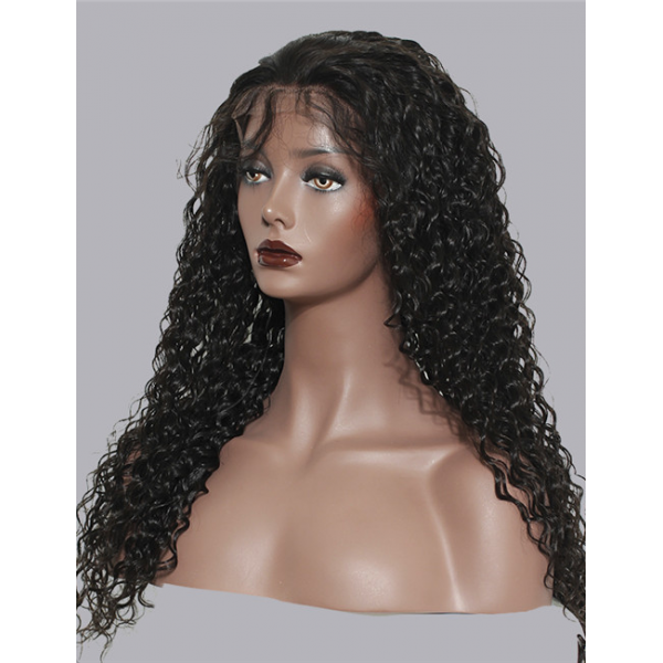 Transparent Lace Curly Wig Vendor Real Unprocessed Virgin Brazilian Human Hair