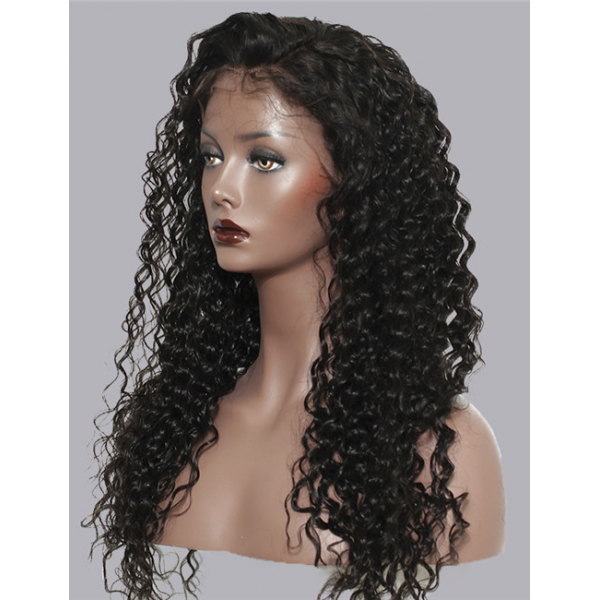 Transparent Lace Curly Wig Vendor Real Unprocessed Virgin Brazilian Human Hair