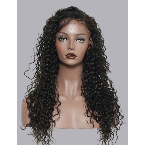 Transparent Lace Curly Wig Vendor Real Unprocessed Virgin Brazilian Human Hair