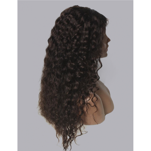 Natural Jerry Curl Lace Front Wig Brazilian Virgin Human Hair Wigs