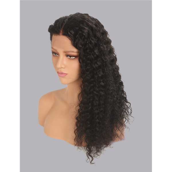 Lace Frontal Human Hair Wigs for Black Women,Curly Lace Front Wig Pre Plucked With Baby Hair