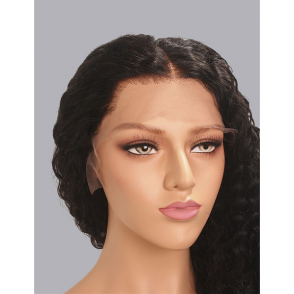 Lace Frontal Human Hair Wigs for Black Women,Curly Lace Front Wig Pre Plucked With Baby Hair