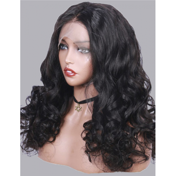 Loose Wave Soft Lace 13x4 Lace Front Wig Human Hair Wigs Pre-Plucked Loose Wave Brazilian Virgin Hair 