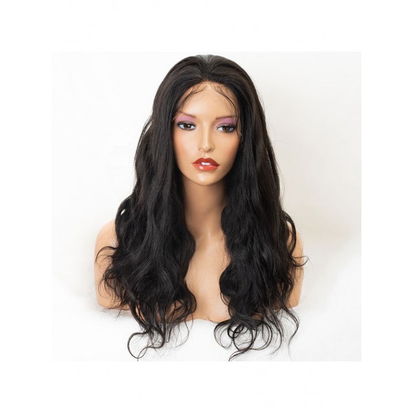 Body Wave Full Lace Human Hair Wigs For Black Women Brazilian Virgin Hair 130% Density