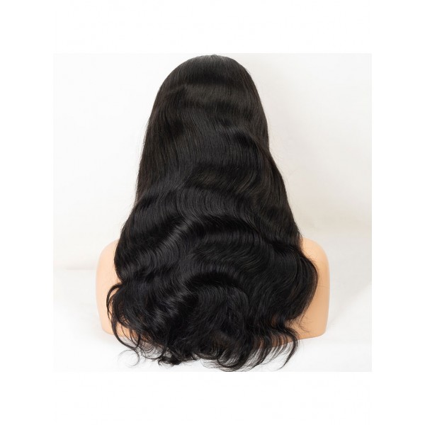 Body Wave Full Lace Human Hair Wigs For Black Women Brazilian Virgin Hair 130% Density