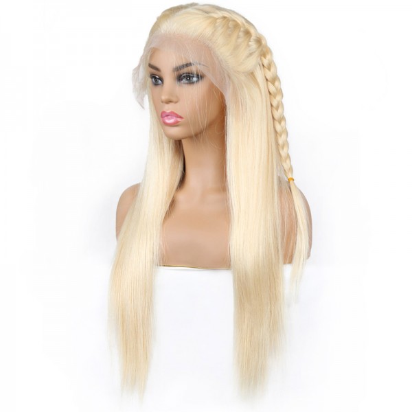 Transparent Human Hair Lace Frontal Wigs Density 150 Blonde Wholesale Cuticle Aligned Brazilian Virgin Remy Human Hair Lace Front Wigs