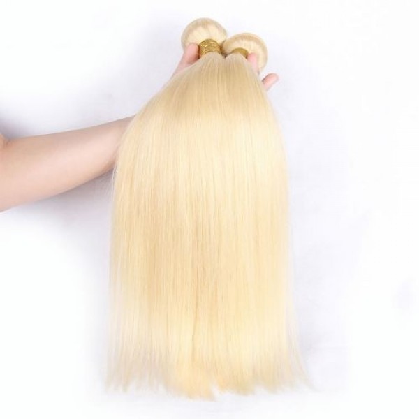 Straight Hair Bundles Wholesale #613 Brazilian Human Hair Bundles 